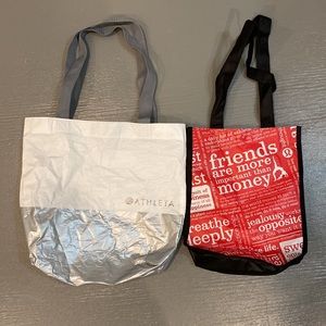 Lululemon and Athleta bags